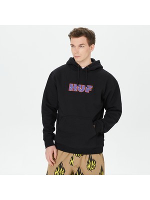 Huf Cheata Erkek Siyah Hoodie