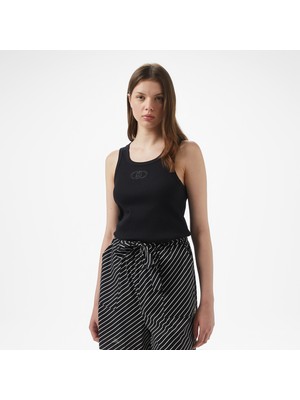 Liu Jo Kadın Siyah T-Shirt