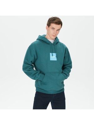 Huf Set Box Erkek Yeşil Hoodie