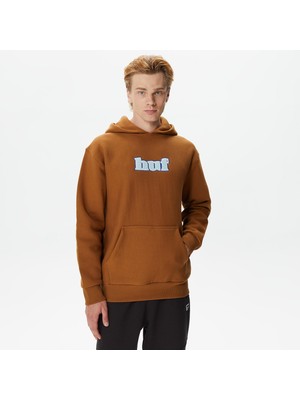 Huf Madison Heavyweight Erkek Kahverengi Hoodie