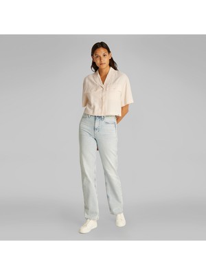Calvin Klein Kadın Bej Gömlek