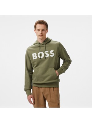 Boss Erkek Yeşil Sweatshirt