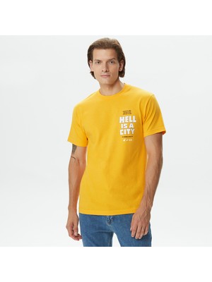 The Hundreds Hell Is A City Erkek Sarı T-Shirt