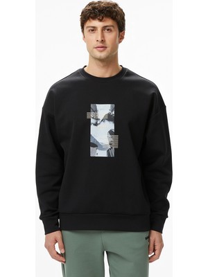 Boss Stenson Zone Erkek Siyah Sweatshirt