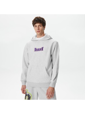 Huf Madison Heavyweight Pullover Erkek Gri Hoodie