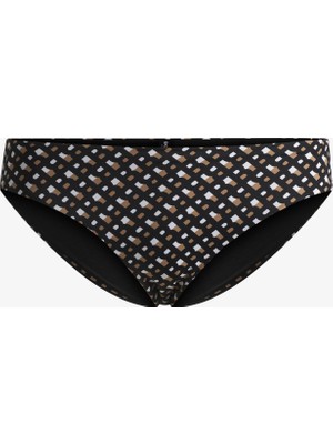 Boss Bb Monogram Classıc Kadın Siyah Bikini Altı