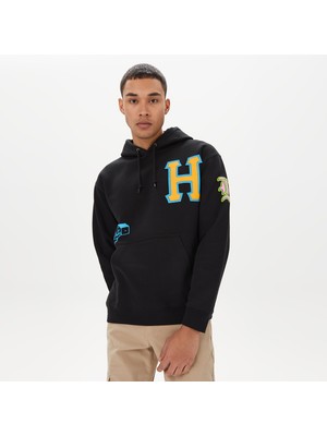 Huf Fly Die Erkek Siyah Hoodie