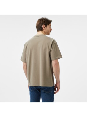 Napapijri S-Premium Ss Erkek Krem T-Shirt
