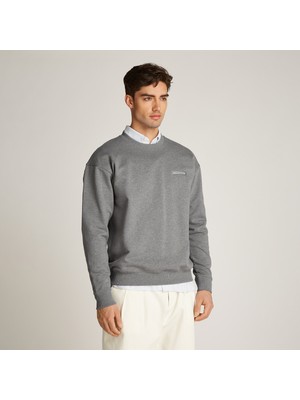 Tommy Hilfiger Erkek Gri Sweatshirt