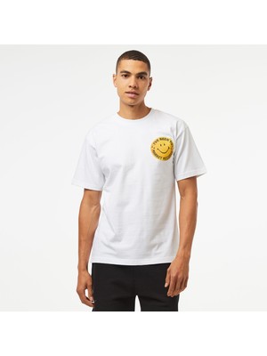 Market Smiley Afterhours Erkek Beyaz T-Shirt