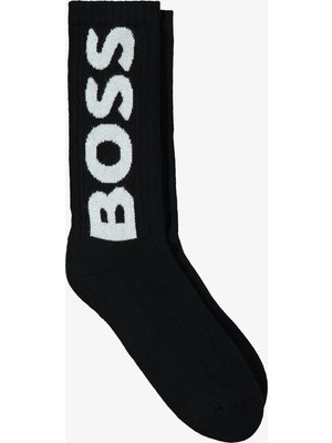 Boss Unisex Siyah Çorap