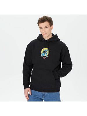 Huf Night Prowling Erkek Siyah Hoodie