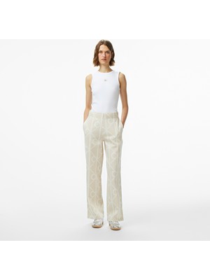Calvin Klein Emblem Jacquard Kadın Haki Eşofman Altı