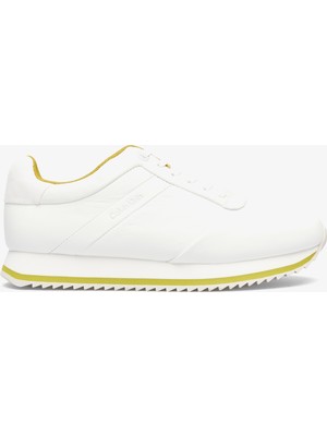 Calvin Klein Kadın Beyaz Spor Ayakkabı & Spor Ayakkabı & Sneaker
