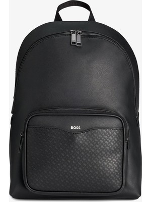 Boss Zair Erkek Siyah Sırt Çantası