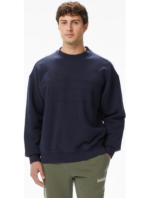 Napapijri B-Braies Erkek Mavi Sweatshirt
