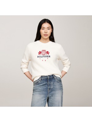 Tommy Hilfiger Kadın Sarı Triko