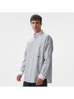 Tommy Hilfiger Erkek Mavi Gömlek