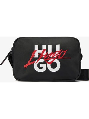 Hugo Handwritten2.0 Ew C Erkek Siyah Omuz Çantası