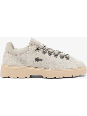 Lacoste Baseshot Winter Kadın Krem Sneaker