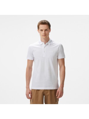 Boss Paule 4 Erkek Beyaz Polo