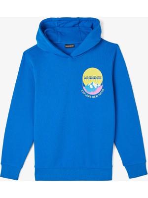 Napapijri K B-Liard H Çocuk Mavi Hoodie