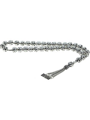 Söğütlü Silver Gümüş Telkari Tesbih SGTL6696