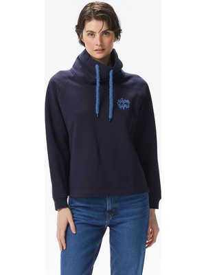 Napapijri B-Fedaia Kadın Mavi Sweatshirt