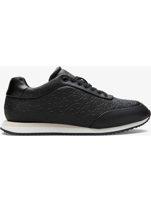 Calvin Klein Runner Lace Up Mono Kadın Siyah Sneaker