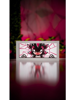 Jade Produck Shadow The Hedgehog – Karanlığın Gücü LED Işık Kutusu