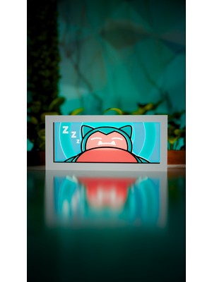 Jade Produck Snorlax - LED Işık Kutusu