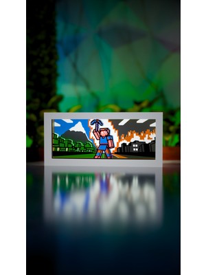 Jade Produck Elmas Macerası – Minecraft LED Işık Kutusu