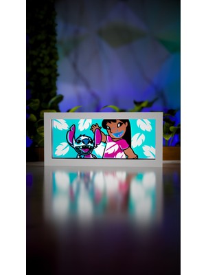 Jade Produck Lilo & Stitch - LED Işık Kutusu