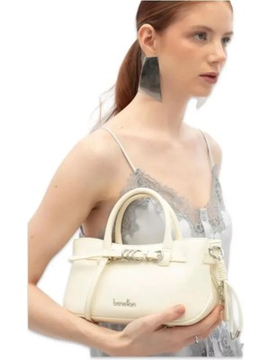 Benetton BNT_1776 14X23X10 Kol Sı Beyaz Kadın Çanta