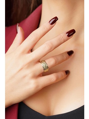 Fiyonk Kuyumculuk 14 Ayar Altın Grazia Alyans 8 mm