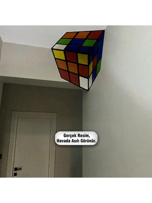 Akıllı Kağıt 3D Zeka Küpü Tablo  - Poster