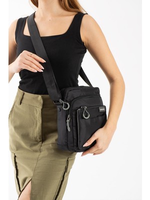 Sanmorris Unisex 5 Bölmeli Suya Dayanıklı Paraşüt Kumaş Organizer Çanta