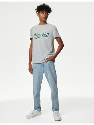 Marks & Spencer Kısa Kollu Stranger Things:trade_mark: T-Shirt (6-16 Yaş)