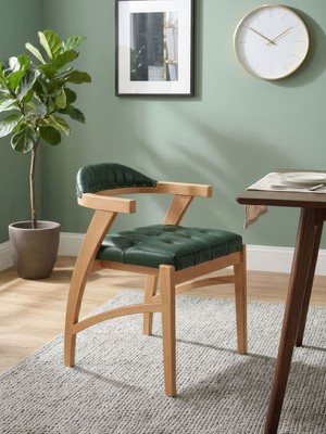 Gazzini Furniture Chelsea Kolçaklı Ahşap Sandalye