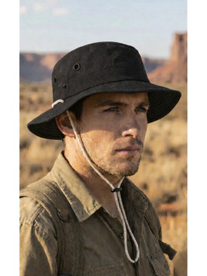 Moda Nokta Lüks Safari Şapka Kanvars