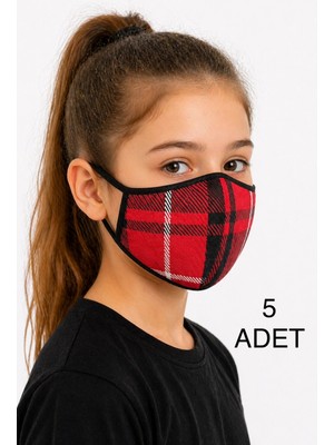 ByDon Çocuk Penye Maske 5'li Avantaj Paket
