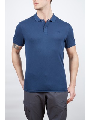 Alpinist Erkek Polo Yaka Tişört - Roc - Indigo (600603)
