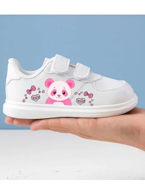 ALCdesing Tonton  Pandacık  Cutee Baskılı Kız Çocuk Spor Ayakkabı ve Sneakers