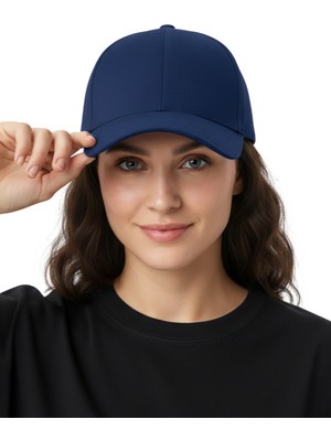 Moda Nokta Basic Şapka - Gri %100 Pamuk Gabardin Unisex Model