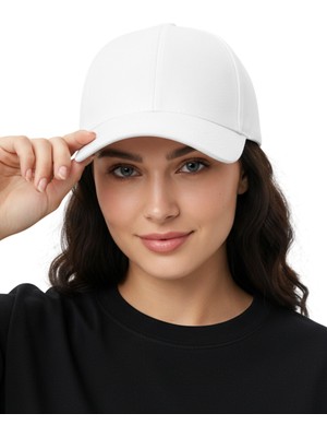 Moda Nokta Basic Şapka - Gri %100 Pamuk Gabardin Unisex Model