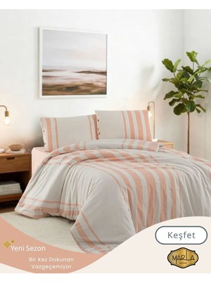 Marla Home %100 Pamuk Çift Kişilik Nevresim Seti | Premium Kalite