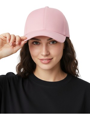 Moda Nokta Basic Şapka - Gri %100 Pamuk Gabardin Unisex Model