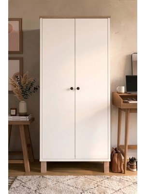 Yurudesign Nord Çok Amaçlı Dolap Mutfak Kiler Erzak Banyo Dolabı Sepet-Beyaz Nd5-Sw