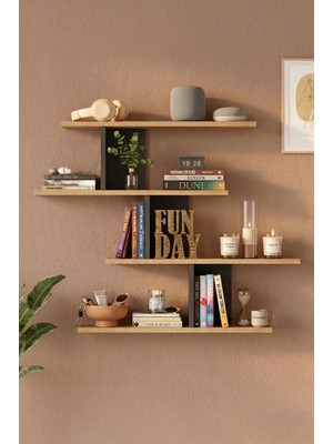 Shelf 24 Duvar Rafı Sepet-Antrasit WL24-SA