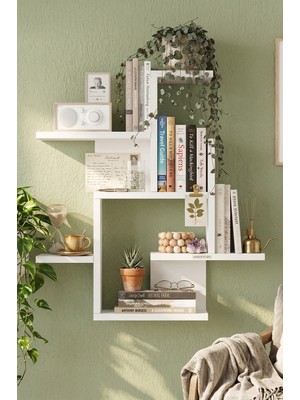 Shelf 21 Duvar Rafı Beyaz WL21-W
